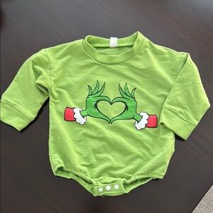 Grinch Baby Onesie 6-9 months